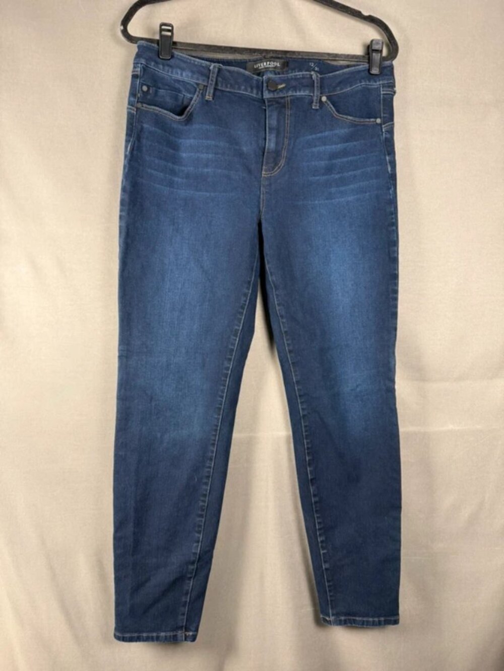 Liverpool navy blue skinny jeans size 12